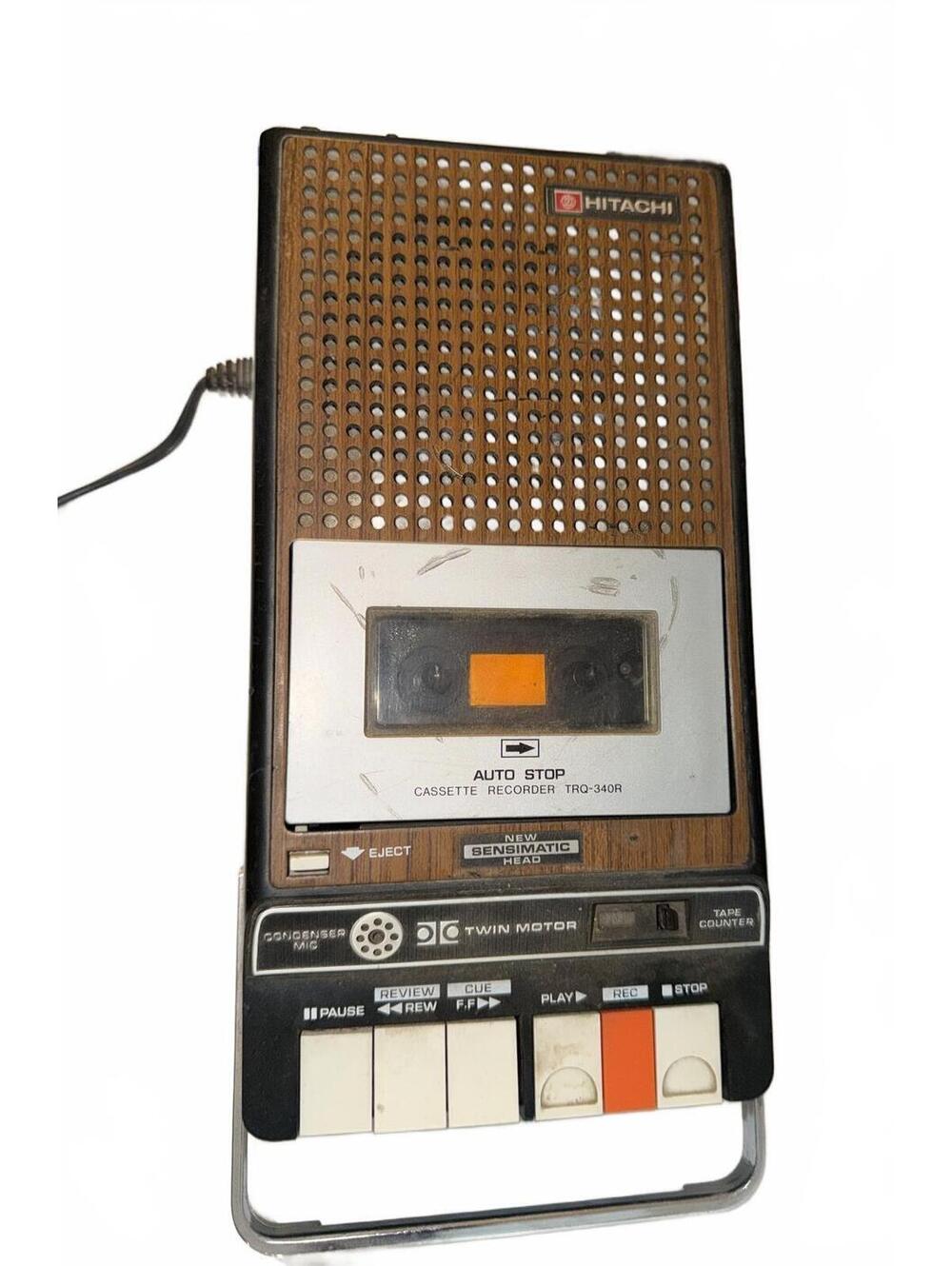 Vintage Hitachi TRQ-340R Cassette Recorder
